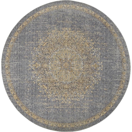 Palacedesigns 39 x 63 in. Slate Grey Wool Rug PA3665375